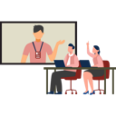 پیش‌نمایش فایل young-man-and-woman-having-online-meeting-9664591 از پک کنفرانس