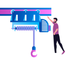 پیش‌نمایش فایل boy-is-looking-at-machine-9757610 از پک اتوماسیون تولید