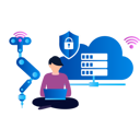 پیش‌نمایش فایل boy-is-working-on-cloud-data-9757559 از پک اتوماسیون تولید