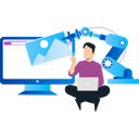 پیش‌نمایش فایل boy-is-working-on-laptop-9757528 از پک اتوماسیون تولید