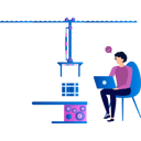 پیش‌نمایش فایل boy-is-working-on-laptop-9757552 از پک اتوماسیون تولید