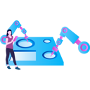 پیش‌نمایش فایل girl-is-inspecting-working-of-the-machine-9757558 از پک اتوماسیون تولید