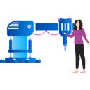 پیش‌نمایش فایل girl-is-standing-near-production-machine-9757620 از پک اتوماسیون تولید