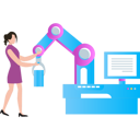 پیش‌نمایش فایل girl-is-working-9757575 از پک اتوماسیون تولید