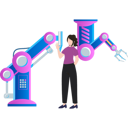 پیش‌نمایش فایل girl-is-working-standing-9757574 از پک اتوماسیون تولید