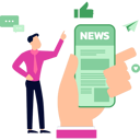 پیش‌نمایش فایل boy-watching-news-on-mobile-9757476 از پک خبر فوری