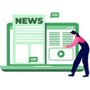 پیش‌نمایش فایل girl-watching-news-online-on-laptop-9757444 از پک خبر فوری