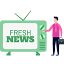 پیش‌نمایش فایل the-boy-is-watching-the-latest-news-on-tv-9757512 از پک خبر فوری