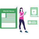 پیش‌نمایش فایل the-girl-is-reading-world-news-9757458 از پک خبر فوری