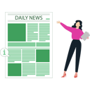 پیش‌نمایش فایل the-girl-is-watching-the-daily-news-9757438 از پک خبر فوری