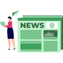 پیش‌نمایش فایل the-girl-is-working-on-the-news-9757440 از پک خبر فوری
