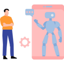 پیش‌نمایش فایل man-talking-to-robot-9781902 از پک تحلیل داده و علوم داده