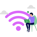 پیش‌نمایش فایل girl-connected-to-wi-fi-9692336 از پک اینترنت اشیا