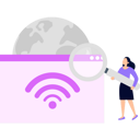 پیش‌نمایش فایل girl-looking-for-wifi-9692339 از پک اینترنت اشیا
