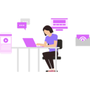 پیش‌نمایش فایل girl-working-online-at-her-desk-9692322 از پک اینترنت اشیا