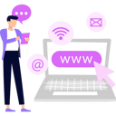 پیش‌نمایش فایل man-opened-website-on-laptop-9692332 از پک اینترنت اشیا