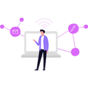 پیش‌نمایش فایل man-standing-with-laptop-9692235 از پک اینترنت اشیا