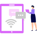 پیش‌نمایش فایل woman-chatting-online-9692318 از پک اینترنت اشیا