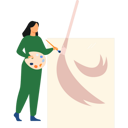 پیش‌نمایش فایل girl-is-an-artist-9774893 از پک آموزش هنر