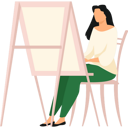 پیش‌نمایش فایل girl-is-in-art-class-9774887 از پک آموزش هنر