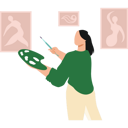 پیش‌نمایش فایل girl-is-painting-on-the-drawing-9774890 از پک آموزش هنر