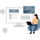 پیش‌نمایش فایل girl-is-handling-business-taxes-9774977 از پک حسابداری و کسب‌وکار