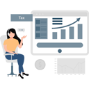 پیش‌نمایش فایل girl-is-looking-at-the-tax-graph-9774965 از پک حسابداری و کسب‌وکار