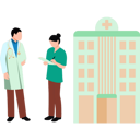 پیش‌نمایش فایل the-doctor-is-standing-outside-the-hospital-9783568 از پک مراقبت‌های بهداشتی