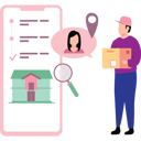 پیش‌نمایش فایل boy-checking-location-on-mobile-for-delivery-9793496 از پک خرید مواد غذایی