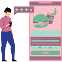پیش‌نمایش فایل boy-is-rating-food-online-9793489 از پک خرید مواد غذایی