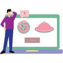 پیش‌نمایش فایل boy-selecting-food-to-order-online-9793498 از پک خرید مواد غذایی