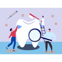پیش‌نمایش فایل a-boy-and-a-girl-are-cleaning-teeth-9805561 از پک دندانپزشکی