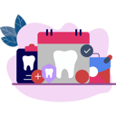 پیش‌نمایش فایل a-dental-appointment-is-marked-on-the-calendar-9805570 از پک دندانپزشکی