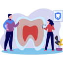 پیش‌نمایش فایل boy-and-girl-looking-at-dental-report-9805587 از پک دندانپزشکی