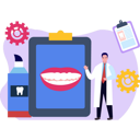 پیش‌نمایش فایل doctor-showing-dental-report-9805610 از پک دندانپزشکی