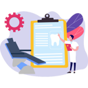 پیش‌نمایش فایل the-dentist-is-looking-at-the-dental-report-9805572 از پک دندانپزشکی