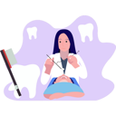 پیش‌نمایش فایل the-dentist-is-treating-9805567 از پک دندانپزشکی