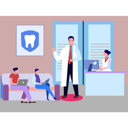 پیش‌نمایش فایل the-doctor-is-talking-to-the-employees-9805564 از پک دندانپزشکی