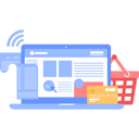 پیش‌نمایش فایل a-shopping-website-is-open-on-a-laptop-9800405 از پک پول و پرداخت