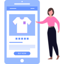 پیش‌نمایش فایل girl-buying-shirt-online-9800420 از پک پول و پرداخت