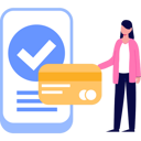 پیش‌نمایش فایل girl-paying-online-by-card-9800388 از پک پول و پرداخت