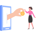 پیش‌نمایش فایل girl-taking-cash-online-9800425 از پک پول و پرداخت