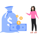 پیش‌نمایش فایل money-bag-9800456 از پک پول و پرداخت