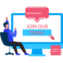 پیش‌نمایش فایل boy-click-on-option-to-join-our-team-9737634 از پک استخدام نیرو