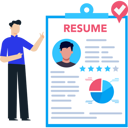 پیش‌نمایش فایل boy-looking-at-resume-9737727 از پک استخدام نیرو