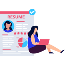 پیش‌نمایش فایل girl-working-on-laptop-9737734 از پک استخدام نیرو