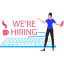 پیش‌نمایش فایل girl-working-on-recruitment-9737635 از پک استخدام نیرو