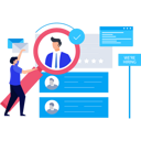 پیش‌نمایش فایل man-chooses-user-for-job-9737664 از پک استخدام نیرو