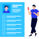 پیش‌نمایش فایل man-looking-at-checklist-9737704 از پک استخدام نیرو