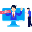 پیش‌نمایش فایل man-watching-ad-to-join-us-9737709 از پک استخدام نیرو